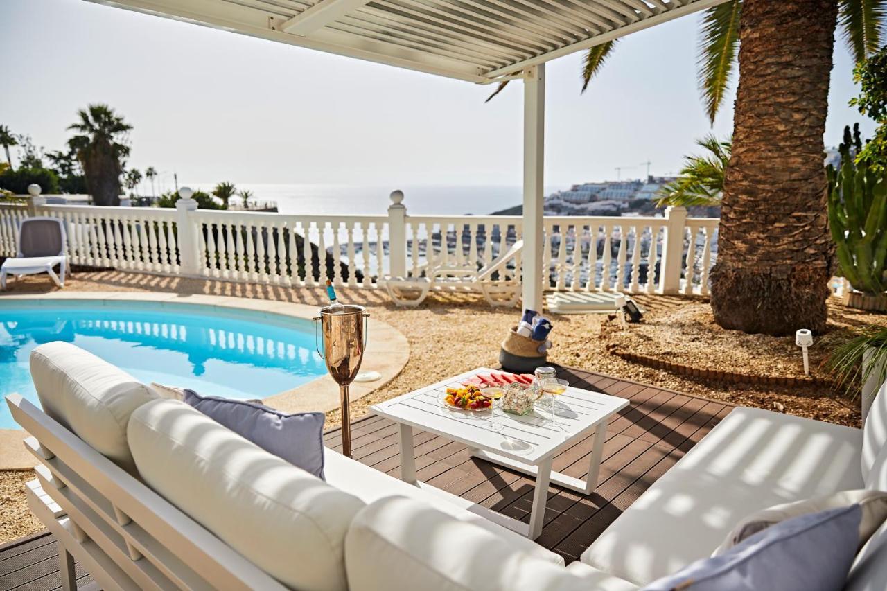 Stunning Villa With Breathtaking Ocean View Mogán Екстериор снимка