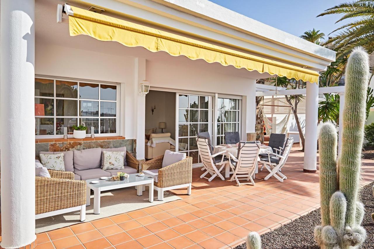 Stunning Villa With Breathtaking Ocean View Mogán Екстериор снимка